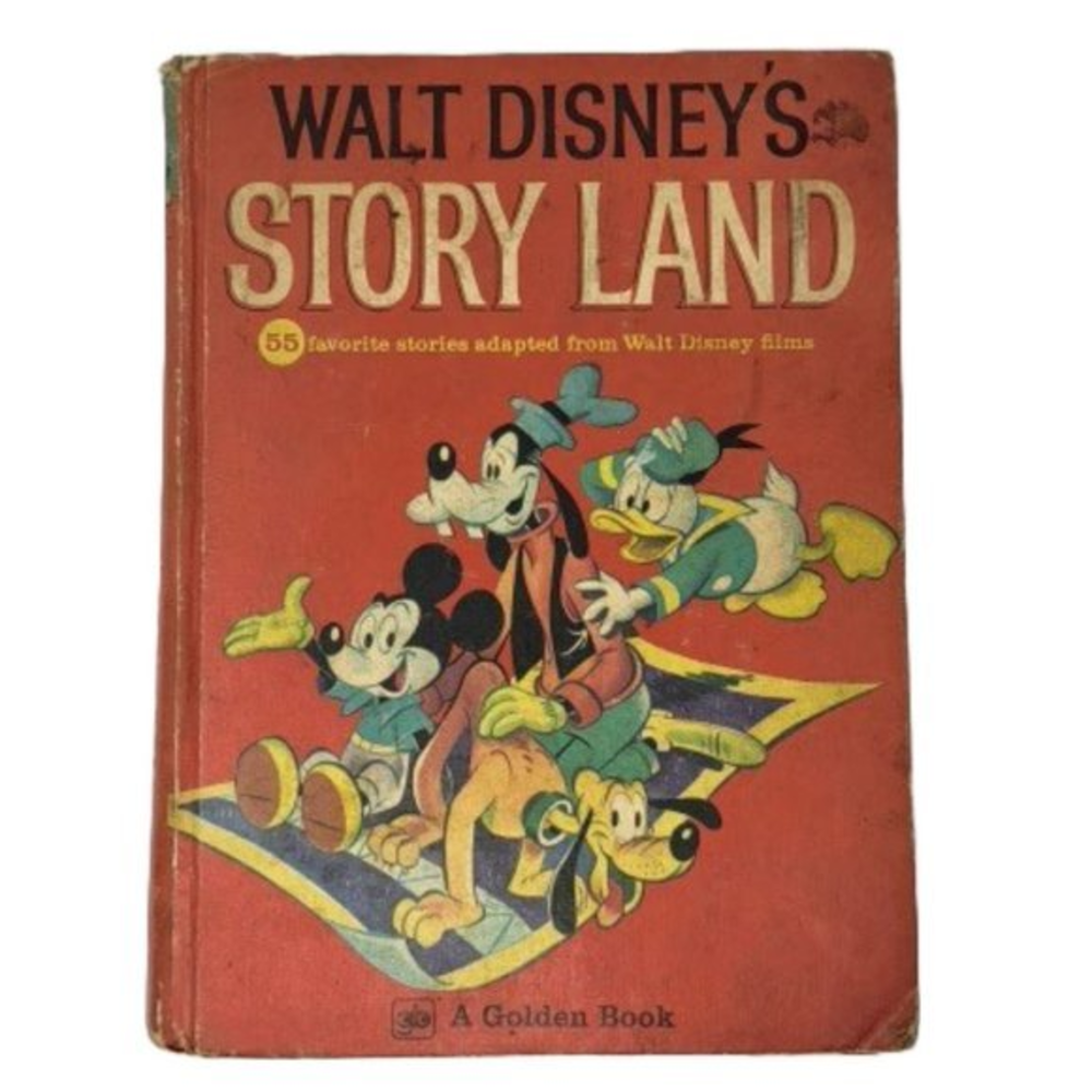 Walt Disneys Story Land Golden Book 55 Favorite Stories‎ 1962 Copyright Vintage